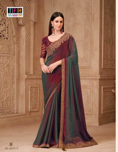 TFH 32015 colour surat factory saree